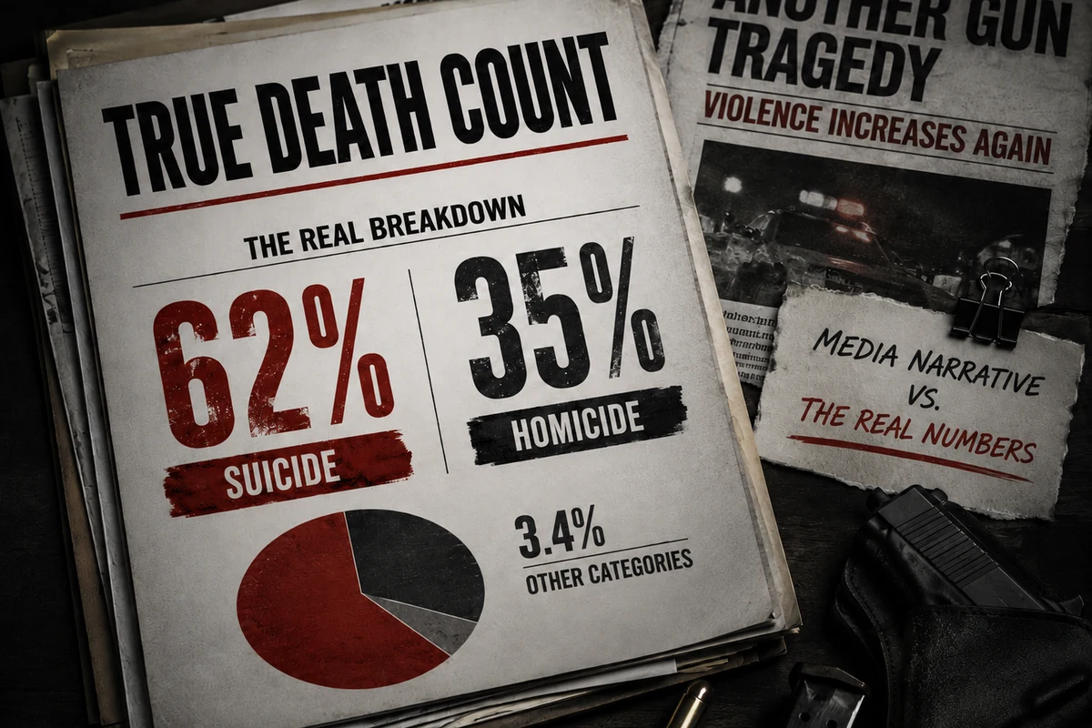 True Death Count firearm death statistics breakdown